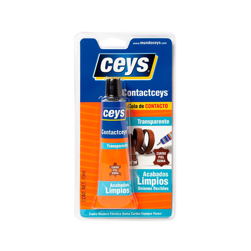 Cola de contacto CEYS Contactceys Transparente Blister 70ml.