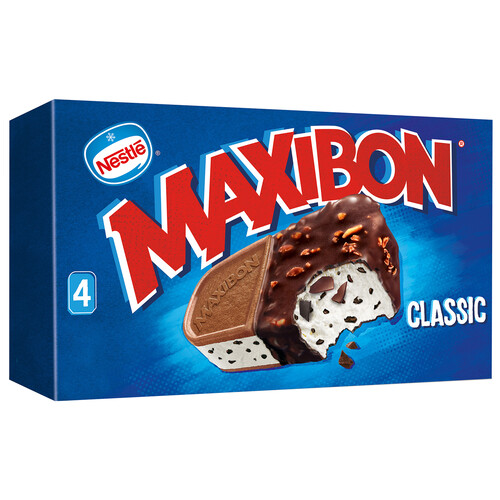 MAXIBON Sándwich de helado nata 4 x 140 ml.