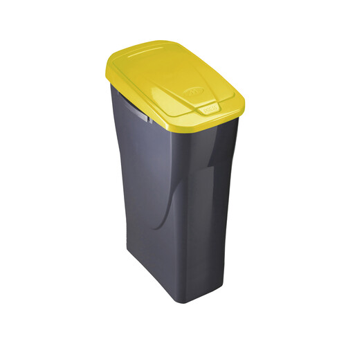 ECOBIN Cubo de basura con tapa, amarillo ECOBIN 15 ll.