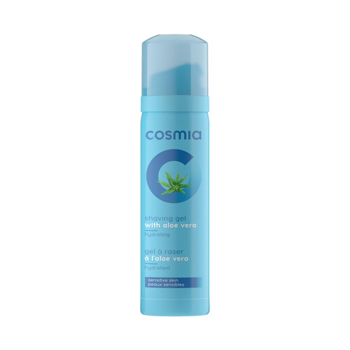 COSMIA Gel depilatorio hidratante en spray, con aloe vera y especial pieles sensibles COSMIA 200 ml.