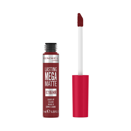 RIMMEL Lasting mega matte tono 930 Pintalabios líquido de larga duración (16 horas) con acabado mate.