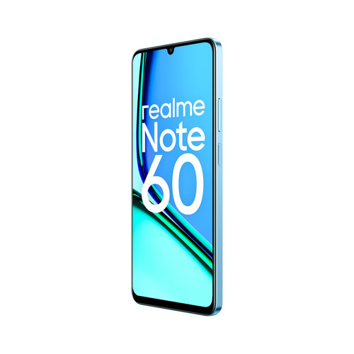 REALME Note 60 4G, 128GB + 6GB Ram,  pantalla LCD, móvil 17,14cm (6,75), color azul.