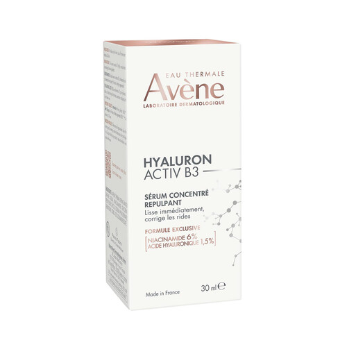 THERMALE AVÉNE Hyaluron activ B3 Sérum concentrado voluminizador con Hialurónico y Niacinamida 30 ml.