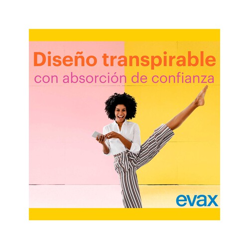 EVAX Salvaslips normal multiforma para todo tipo de braguitas 34 uds.