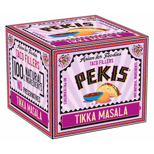 PEKIS Pollo tikki masala para tacos PEKIS 180 g.