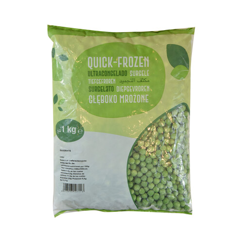 QUICK-FROZEN Guisantes congelados 1 kg.