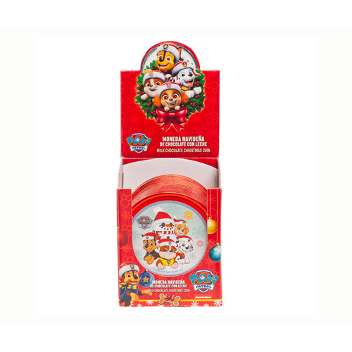 DEKORA Monedas de chocolate navideñas paw patrol 50 g