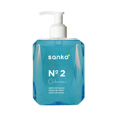 SANKO Nº 2 Jabón de manos, con aroma a colonia, para todo tipo de pieles 400 ml.