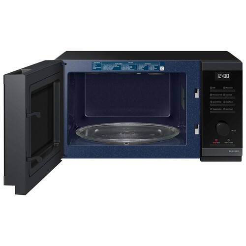 Microondas con grill SAMSUNG MG23DG4524AGE1, capacidad 23L, potencia: 800W, Grill:1100W.