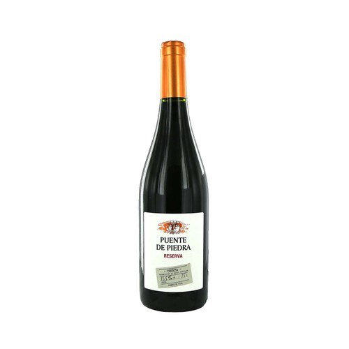 PUENTE DE PIEDRA Vino tinto reserva con D.O. Cariñena botella 75 cl.