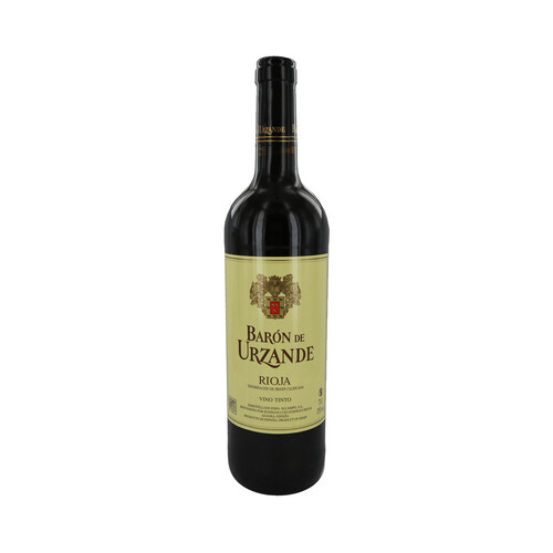 BARON DE URZANDE  Vino tinto con D.O. Ca. Rioja botella 75 cl.