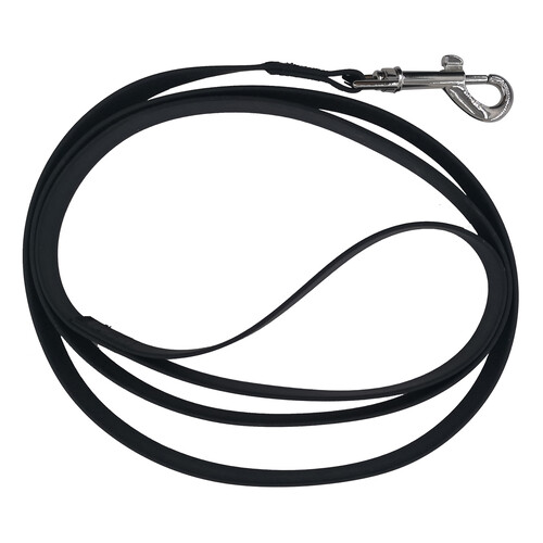 PRODUCTO ALCAMPO Correa de 2 cm. negra para perro 1.5 m.