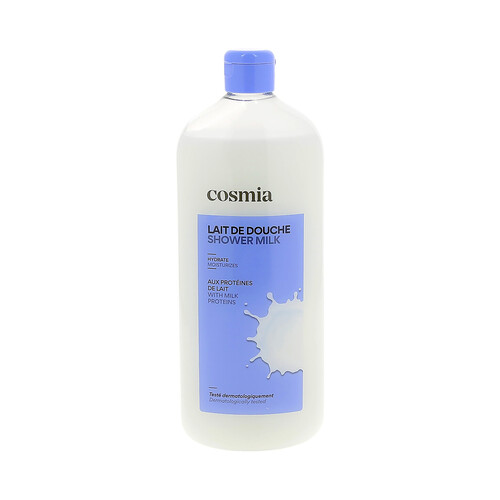 COSMIA Gel hidratante para baño o ducha (leche de ducha), con proteinas de leche 750 ml.