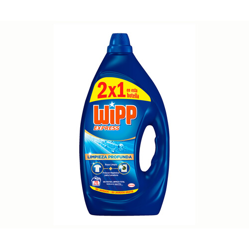 WIPP EXPRESS Detergente en gel Azul para ropa 35 ds.