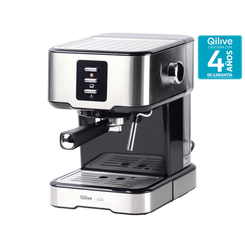 Cafetera espresso QILIVE Q.5685, presión 15bar, capacidad 1,5L, café molido.