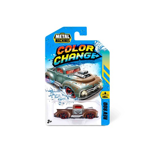 Coche Color Change Metal Machines Pack 1 Vehiculo +4 años