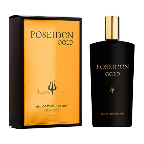 POSEIDON Eau de toilette para hombre con vaporizador en spray POSSEIDON Gold 150 ml.