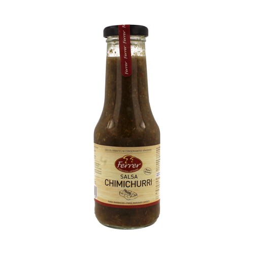 FERRER Salsa chimichurri frasco de 300 g.