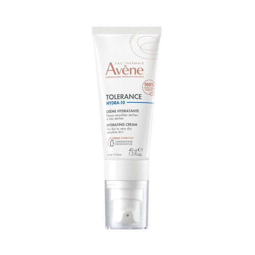 THERMALE AVÉNE Tolerance hydra-10 Crema hidratante de alta tolerancia, para pieles deshidratadas secas o muy secas 40 ml.