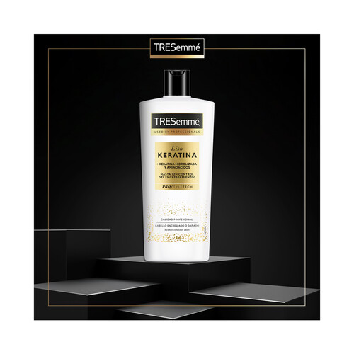 TRESEMMÉ Liso keratina Acondicionador con aceite de Marula, para cabello encrespado o dañado 685 ml.