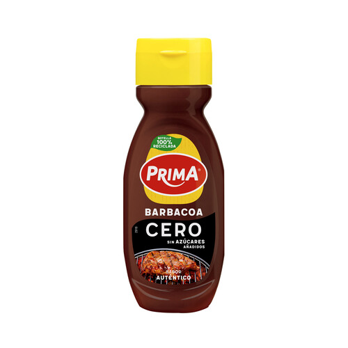 PRIMA Salsa Barbacoa Cero 255 gr. +10 gr. Gratis