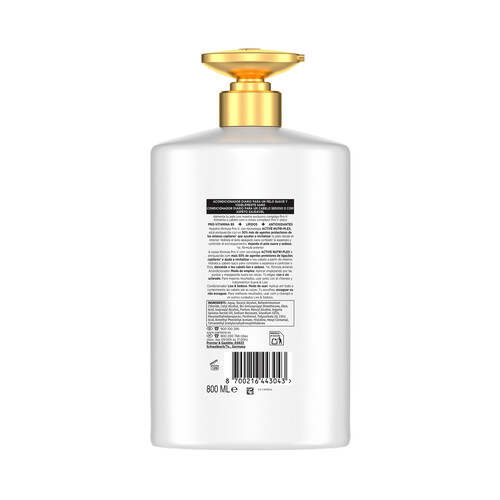 PANTENE Pro-v suave & liso Acondicionador con provitamina B5, para cabellos encrespados y apagados 800 ml.