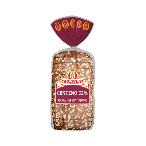 OROWEAT Pan de molde 52% centeno 590 g.