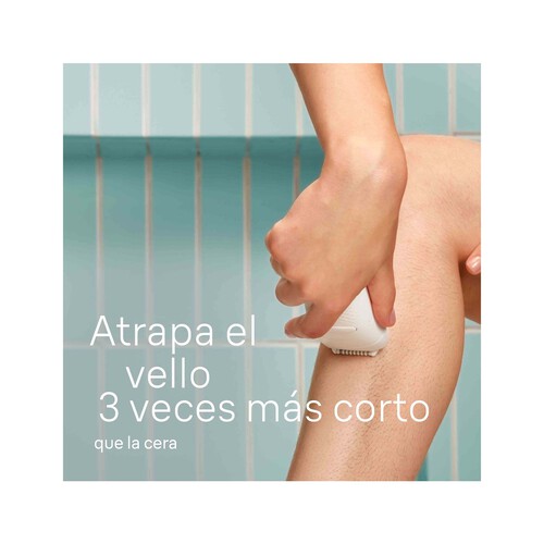 Depiladora eléctrica inalámbrica BRAUN Silk-épil 5-030, 2 velocidades, tecnología MicroGrip, resistente al agua.