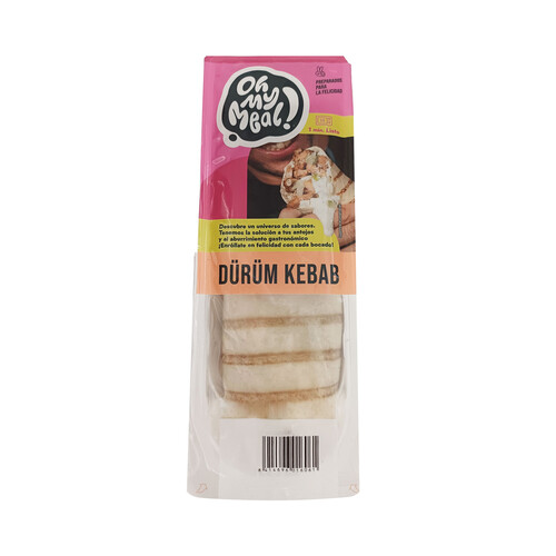 OH MY MEAL! Flauta durum kebab individual 220 g.