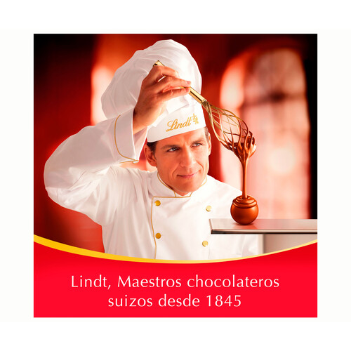 LINDOR Bombón leche en caja de corazón 20