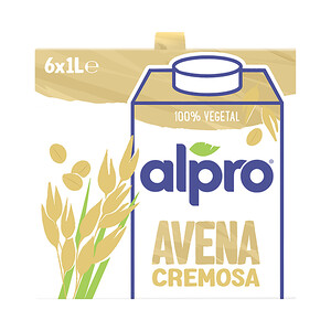 Bebida de avena alpro 100% vegetal especial para barista con vitaminas brik  de 1 litro