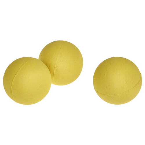 PRODUCTO ALCAMPO Juego de 3 bolas de goma de 6 cm.