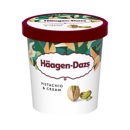 HÄAGEN-DAZS Tarrina de helado cremoso de pistacho con trozos de pistacho 420 ml.