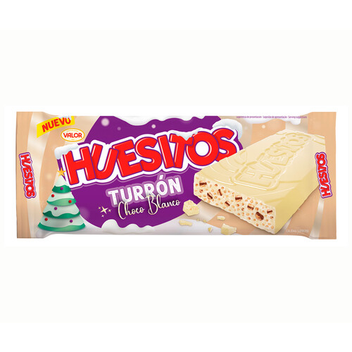 HUESITOS Turrón de chocolate blanco 225 g.