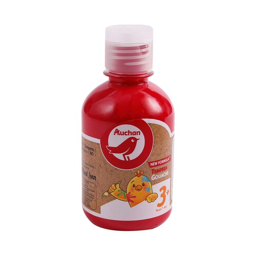 Botella Tempera Rojo 250 ml Chicky ALCAMPO