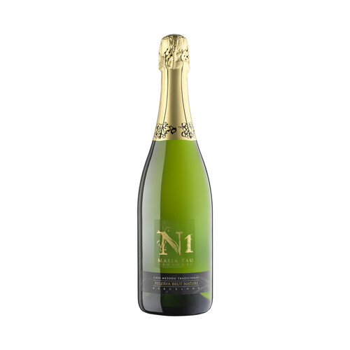 MASIA PAU N1 Cava brut nature botella de 75 cl.