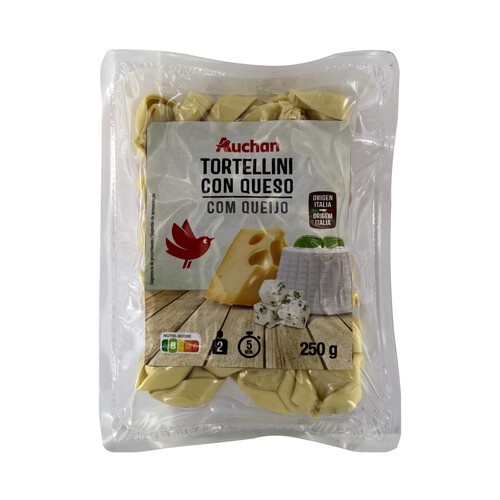 PRODUCTO ALCAMPO Tortellini de pasta al huevo con queso 250 g.