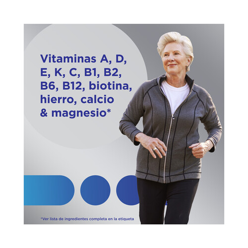 MULTICENTRUM Adultos 50+ Complemento nutricional específico para personas de más de 50 años 90 comprimidos.