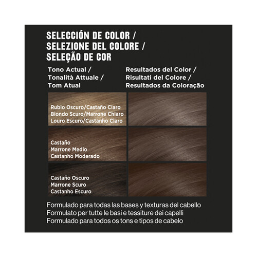 REVLON Coloración permanente tono 5.12 Castaño claro glacial REVLON Colorstay.