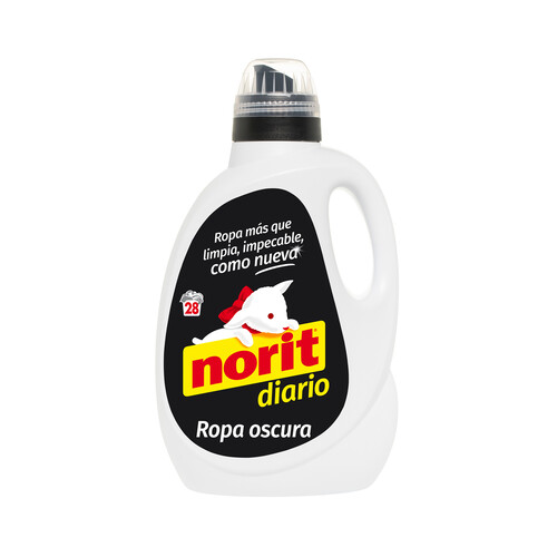 NORIT Detergente líquido para lavadora especial para ropa oscura 28 lav. 1,5 l..
