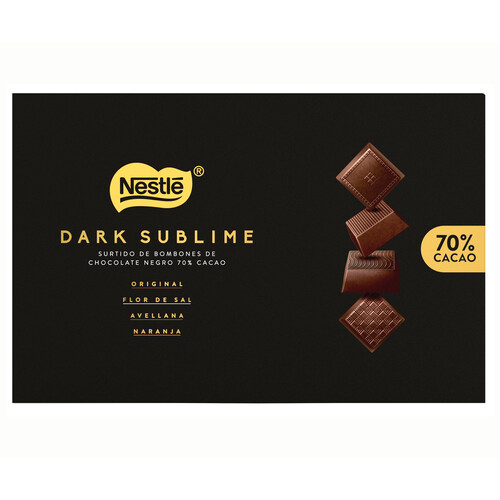 NESTLÉ Bombones dark sublime caja roja 291 gr.