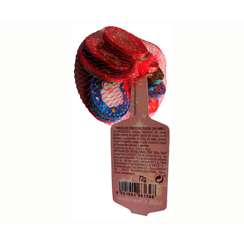 PRODUCTO ALCAMPO Red monedas de navidad glossy 72 g.