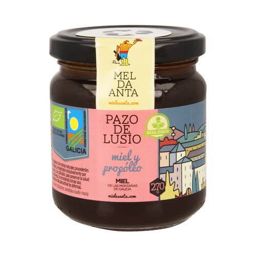 PAZO DE LUSÍO Miel y propóleo ecológico PAZO DE LUSÍO 270 gr.