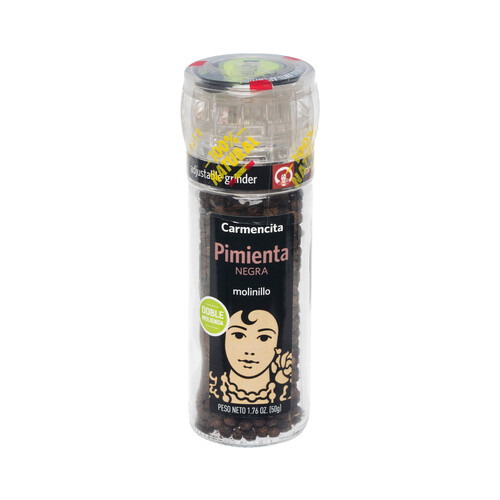 CARMENCITA Pimienta negra molinillo CARMENCITA 50 g.