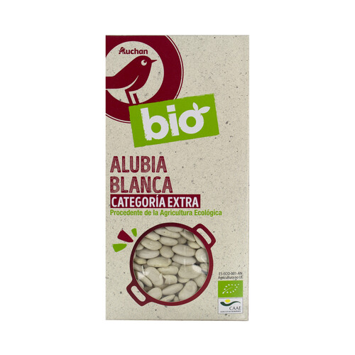 ALCAMPO ECOLÓGICO Alubias blancas ALCAMPO ECOLÓGICO 500 g.