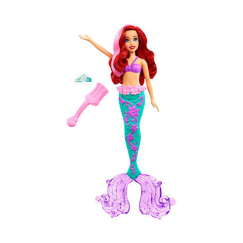 Muñeca DISNEY PRINCESS Ariel Splash cambia color, +4 años.