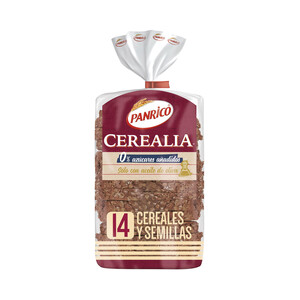 Pan integral de cereales con semillas. Molde cortado 750 gr.