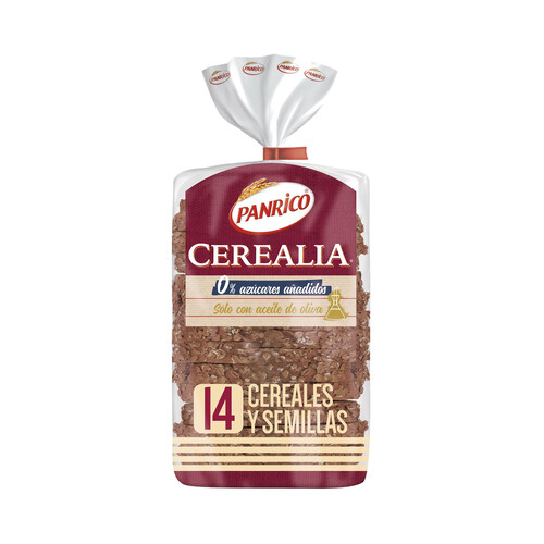 PANRICO Pan de molde de cereales y semillas 435 g.