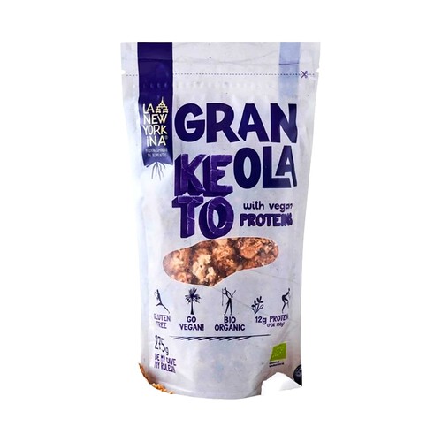 LA NEWYORKINA Granola keto 275 g.