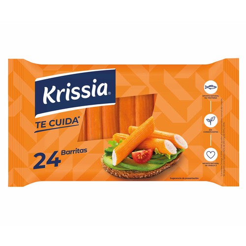 KRISSIA Barritas de Surimi 24 unidades KRISSIA 360 Gramos